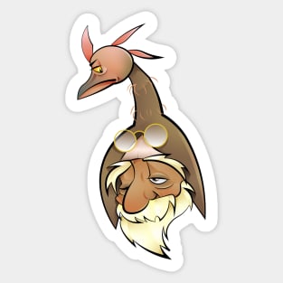 Wiseman & Hat - (Labyrinth Puppet Series 5/7) Sticker